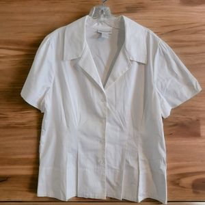 50% off sale!!! Soft Surroundings XL White top